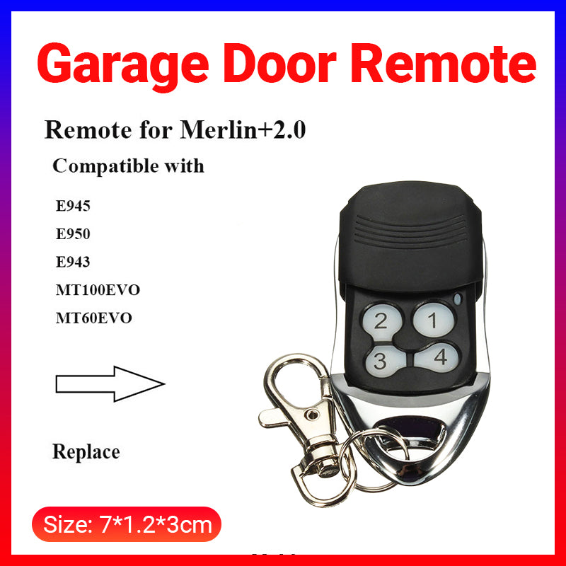Garage Door Remote for Merlin 2.0 E945M/E950/E943 433.92MHz