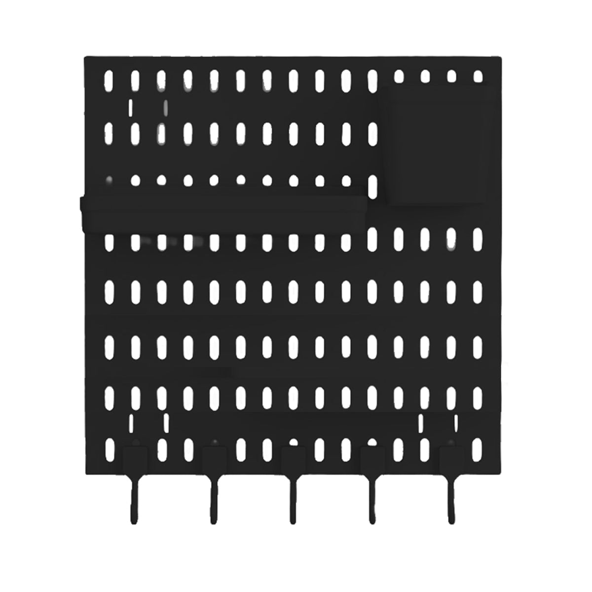 Wall Mounted Storage Rack No Drill Organizer for Home and Office