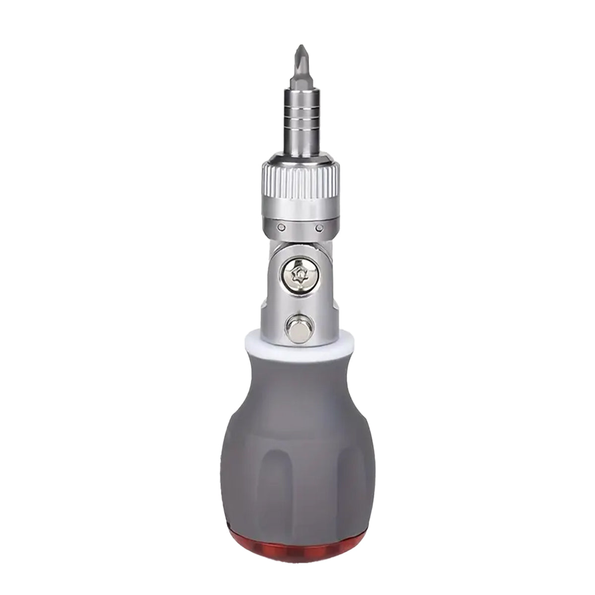 8-in-1 Multi-Angle Ratchet Screwdriver with CR-V Steel Bits