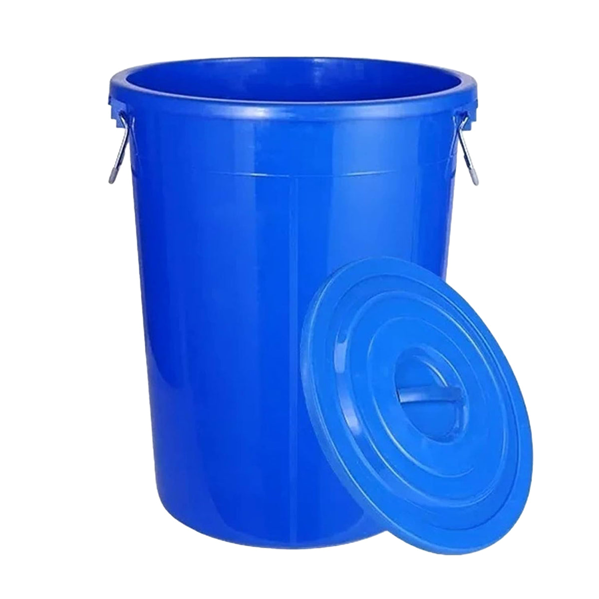122.5L Round Plastic Bucket with Lid Heavy Duty