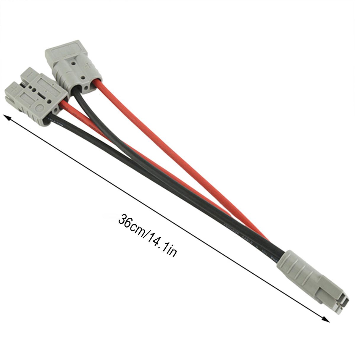 50 Amp Anderson Plug Connector Double Y Adaptor 6mm Cable Automotive