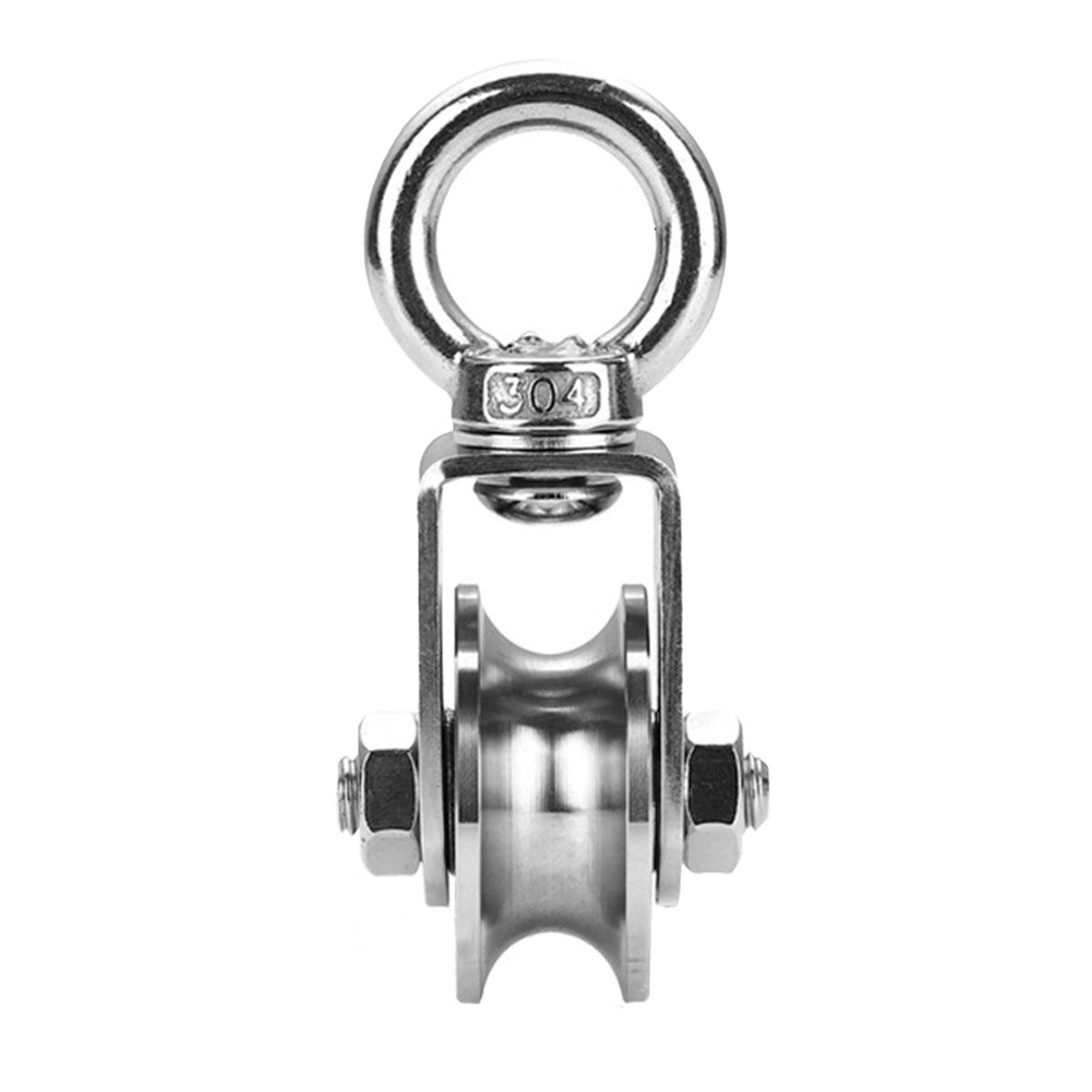 Stainless Steel U-Type Pulley Wheel Lifting Ring for Warehouse Hoist Systems