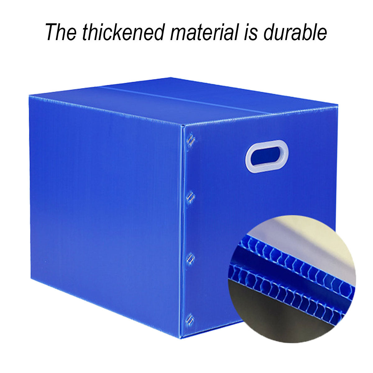 Large Capacity Waterproof Plastic Storage Box Foldable Durable