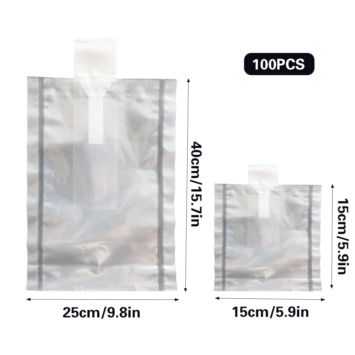100PCS Inflatable Protective Packaging Bags Clear Shockproof