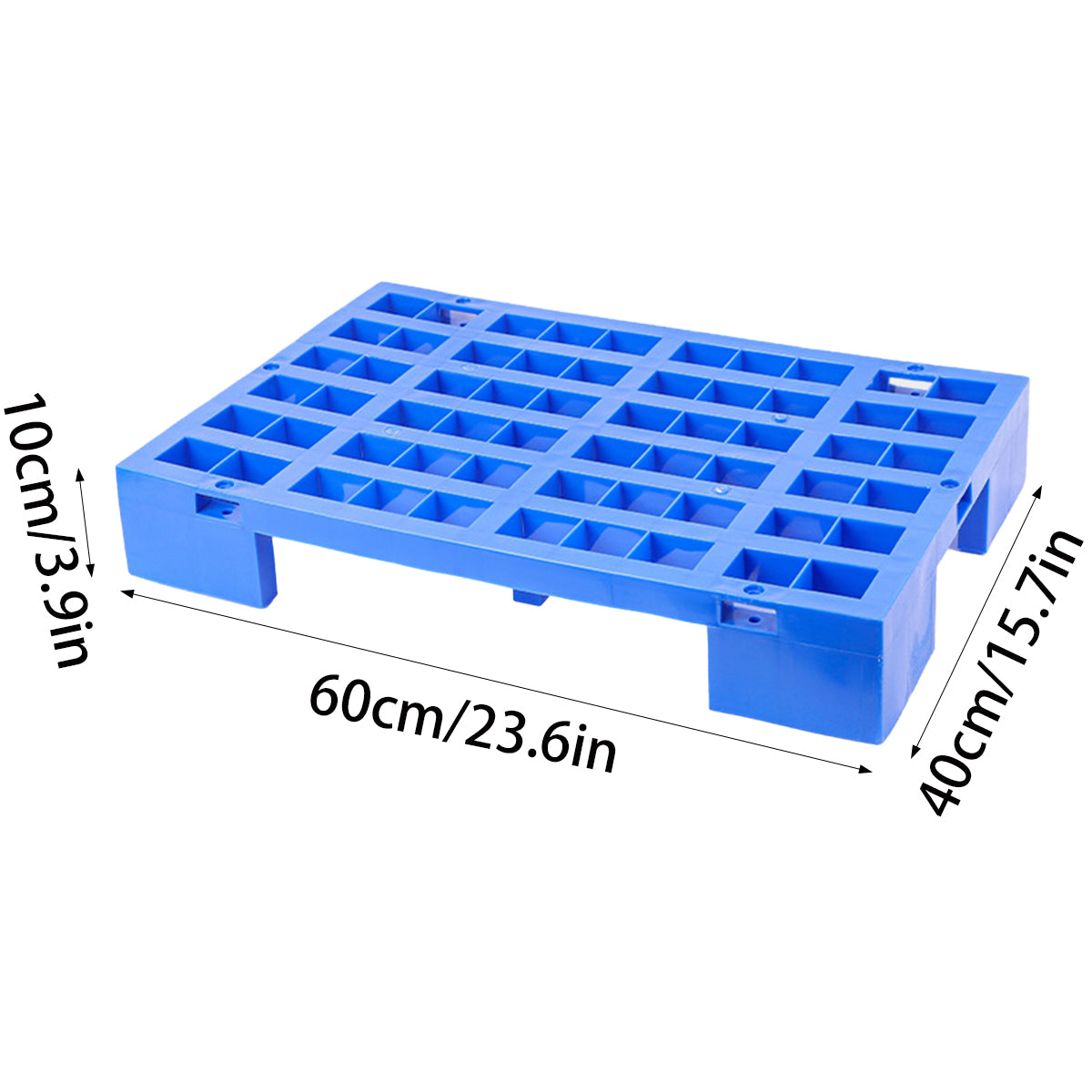 2PCS Plastic Moisture Proof Partition Hollow Raised Design Durable