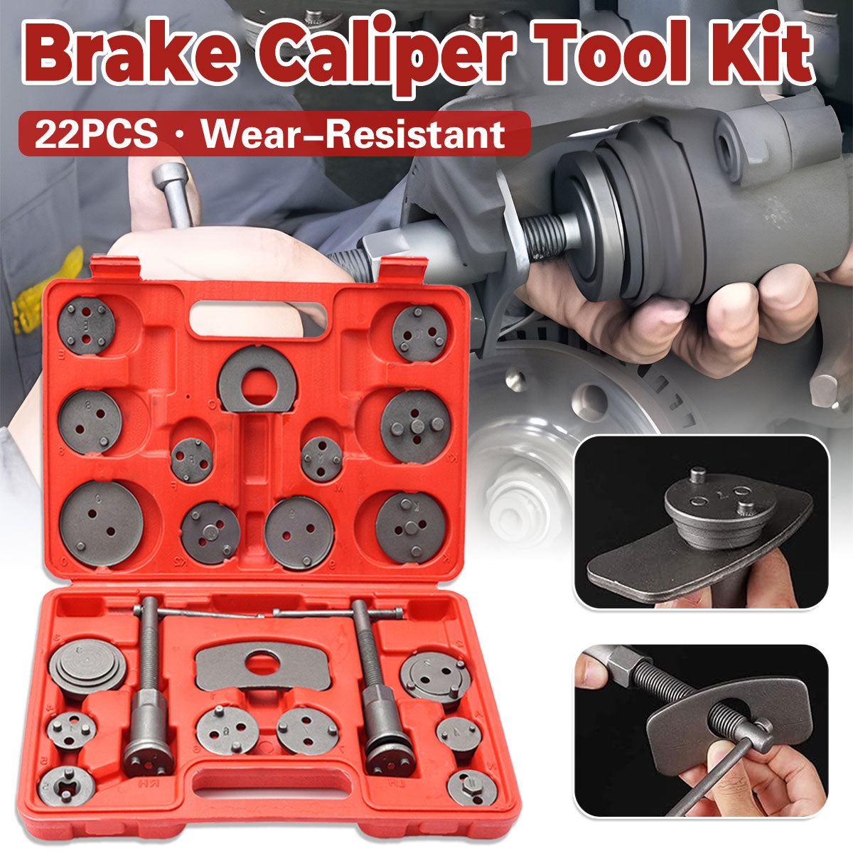 22PCS Universal Brake Caliper Tool Kit for Car Truck SUV