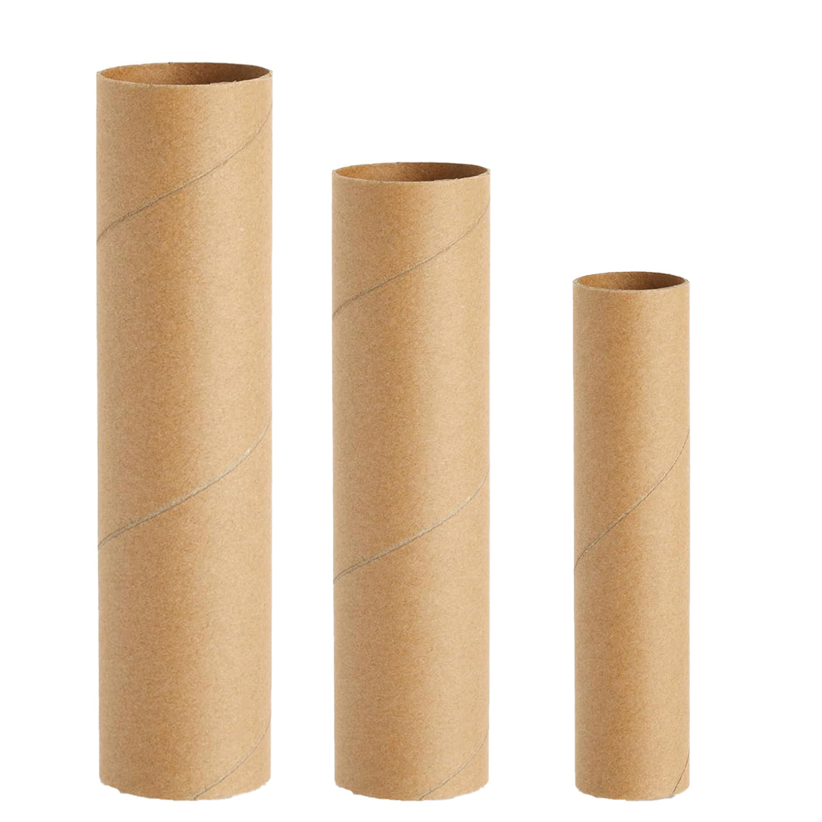 Kraft Paper Packaging Tubes 10PCS Round Poster Storage Containers