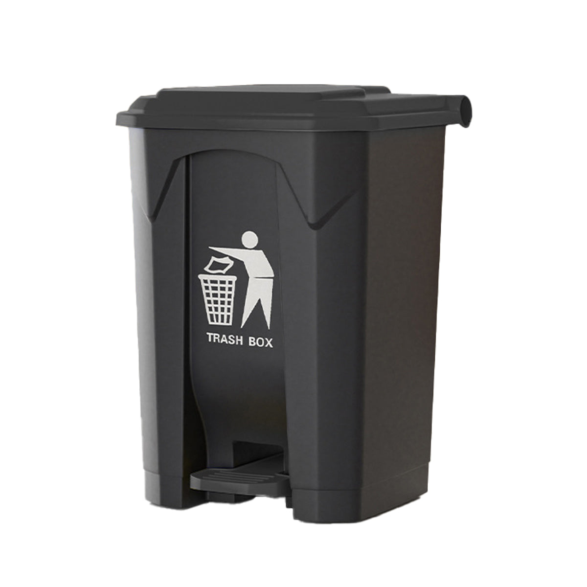 100L Pedal Trash Can with Lid Large Capacity Durable