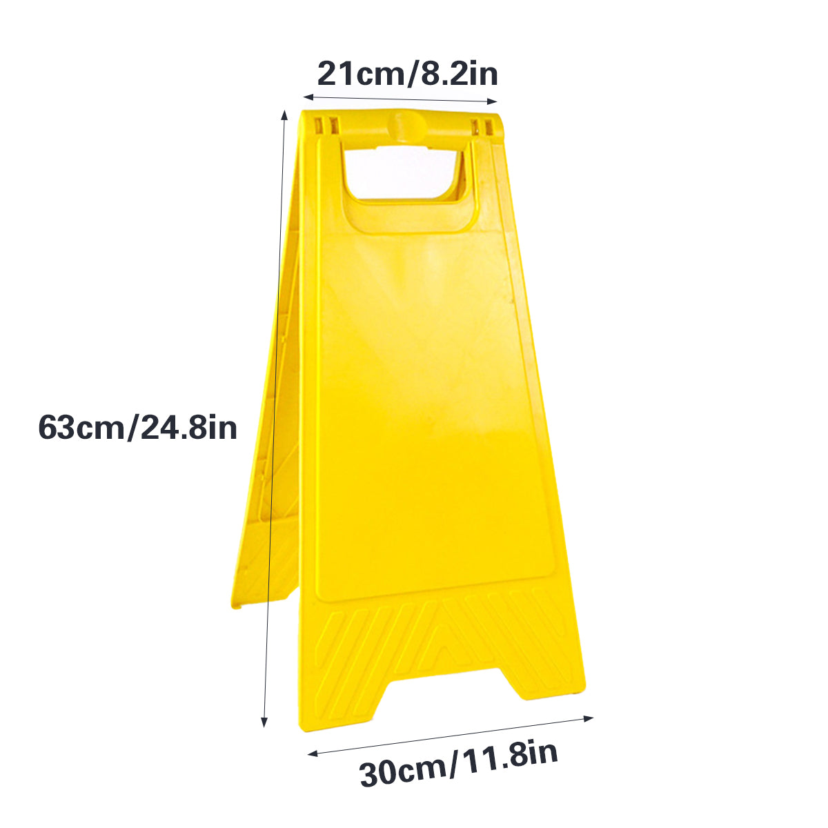 2PCS A-Frame Caution Warning Floor Signs Durable Standing Safety Sign