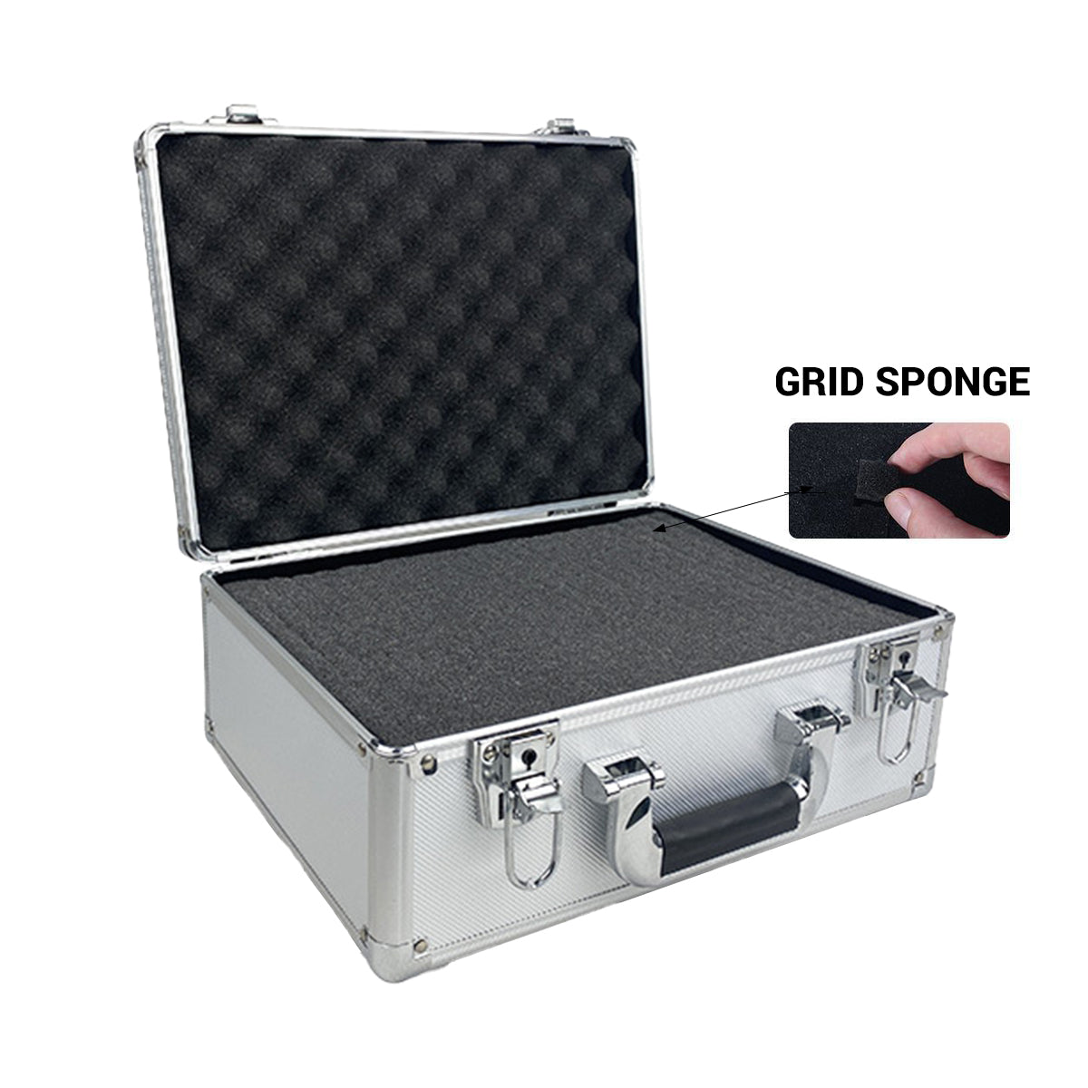 Portable Aluminum Tool Storage Box Equipment Protection Case