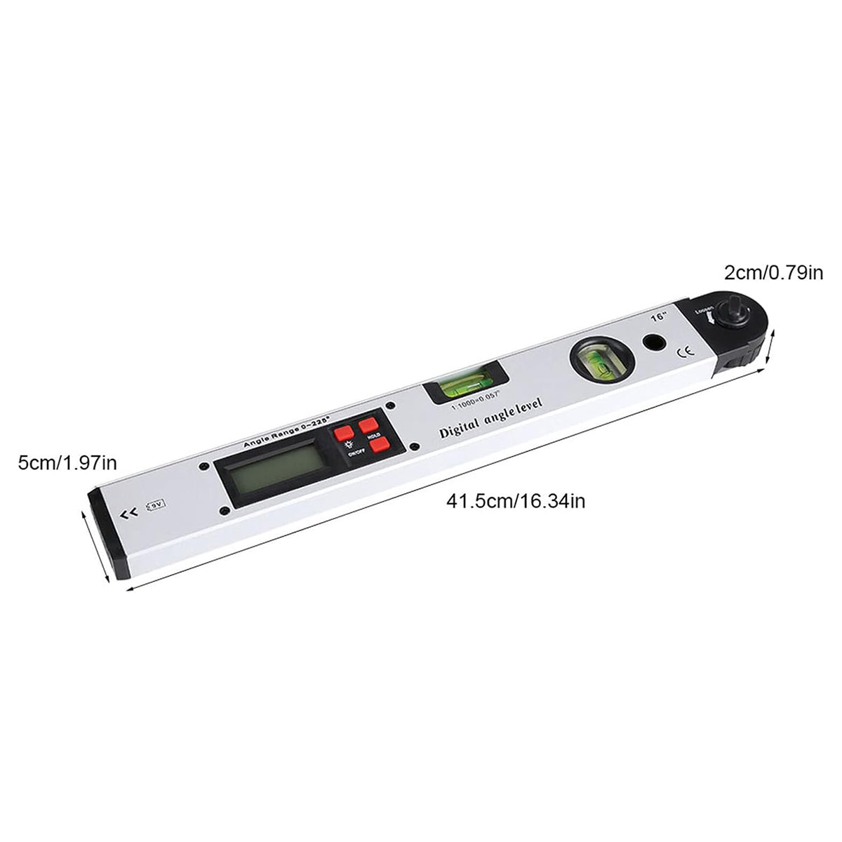 Aluminum Alloy Digital Angle Ruler Level High Precision Tool