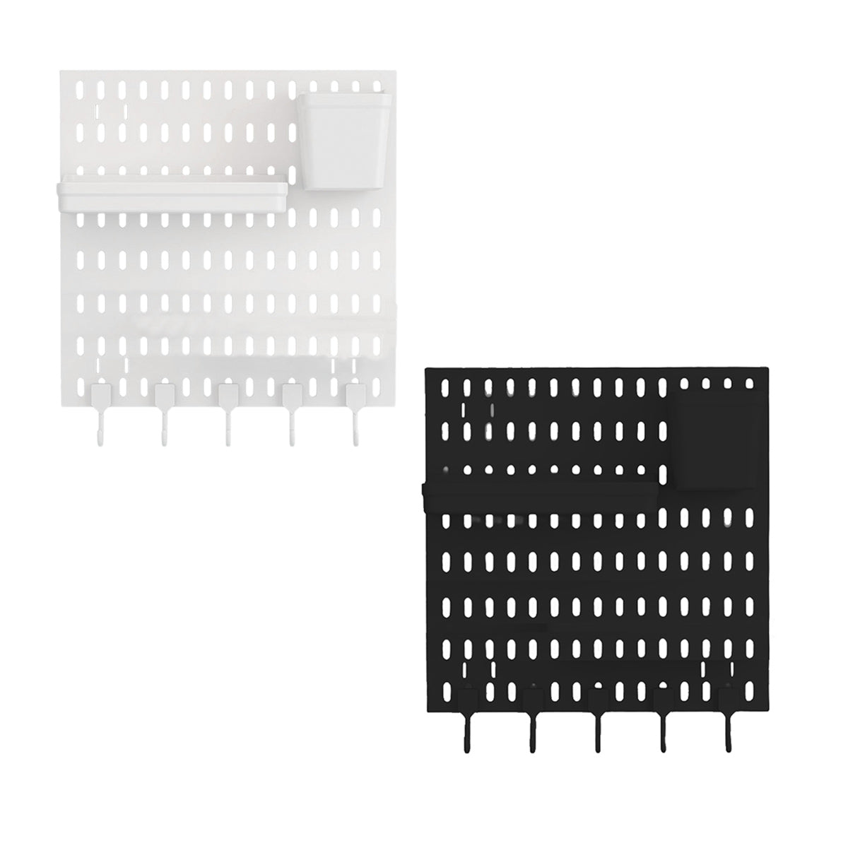 Wall Mounted Storage Rack No Drill Organizer for Home and Office