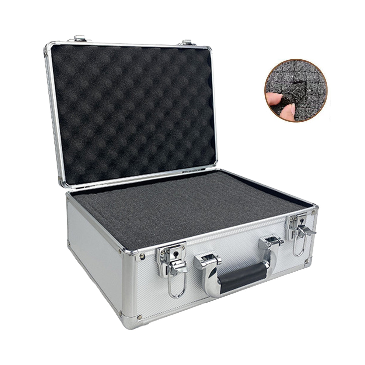 Portable Aluminum Tool Storage Box Equipment Protection Case