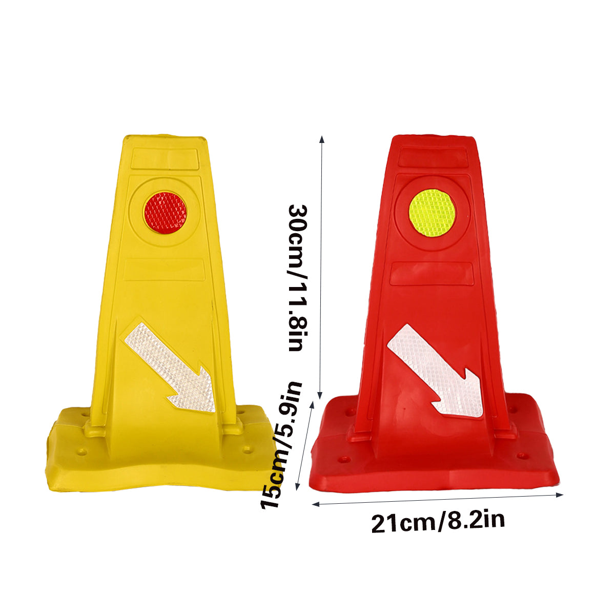 Traffic Divider Safety Cone Reflective Road Construction Warning Marker