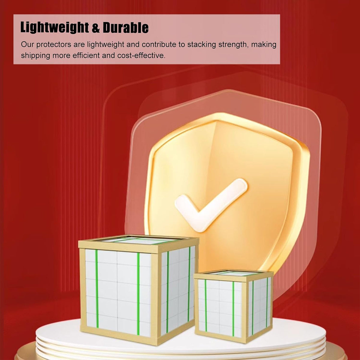 50PCS Brown Kraft Paper Corner Protector Durable Shipping Pack Use