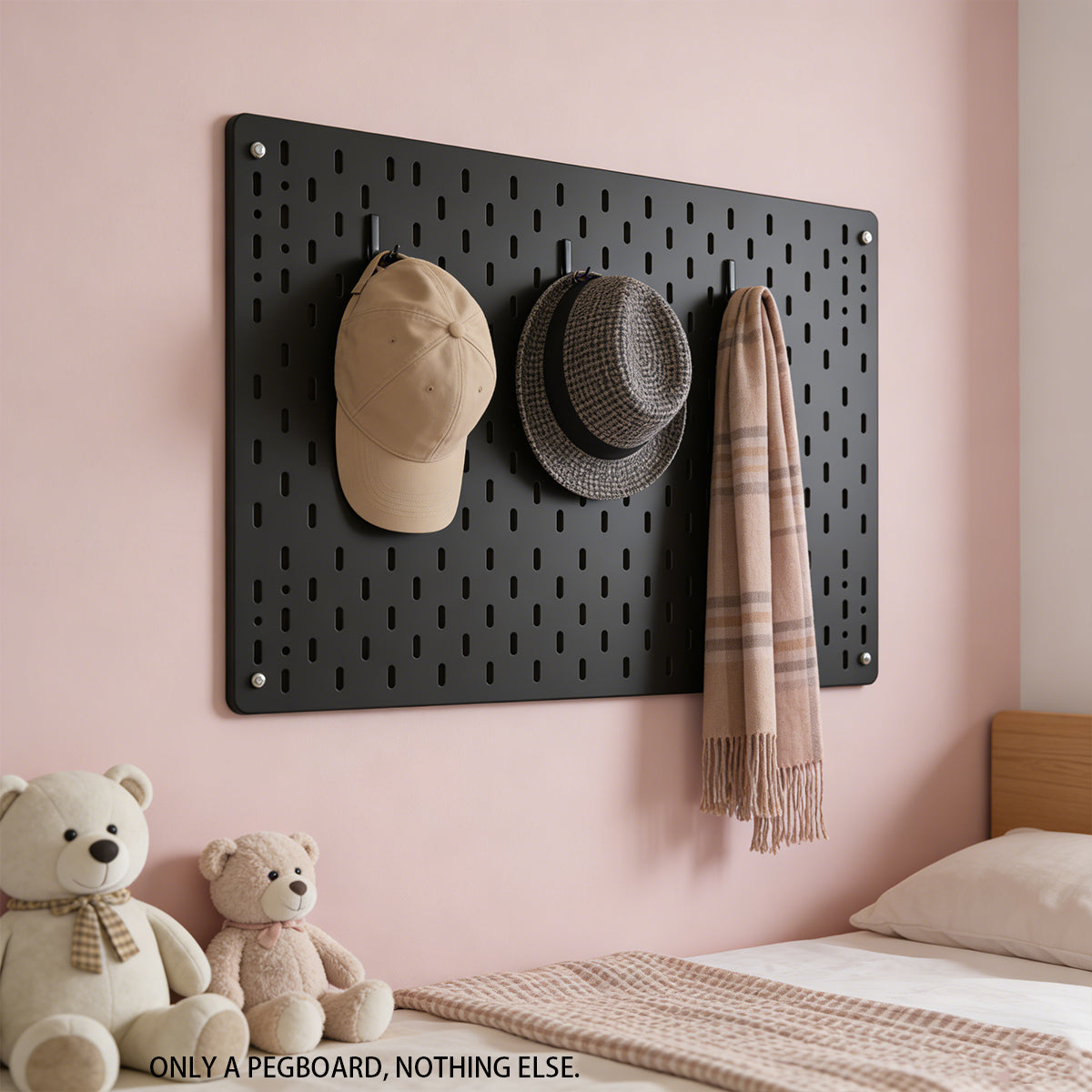 Acrylic Pegboard Wall Storage Display Rack 56×36cm