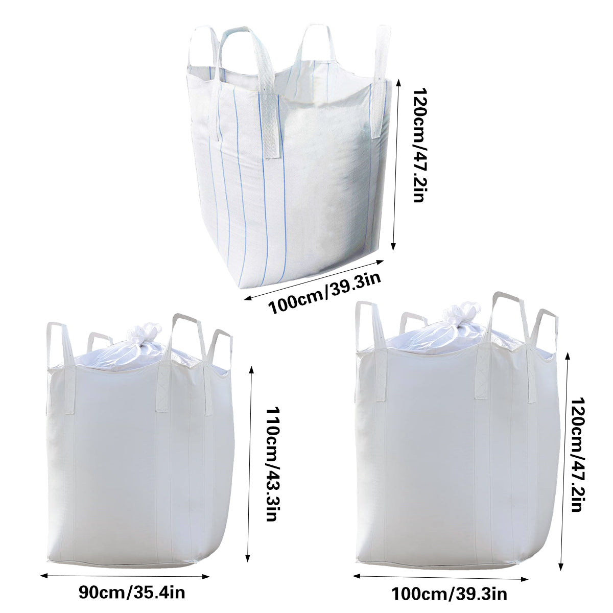 Heavy Duty Thickened Bulk Tonnage Bag for Warehouse Sand Aggregate