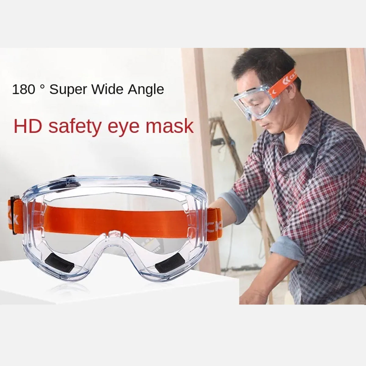 Industrial Safety Goggles Dust Chemical Splash Eye Protection Glasses
