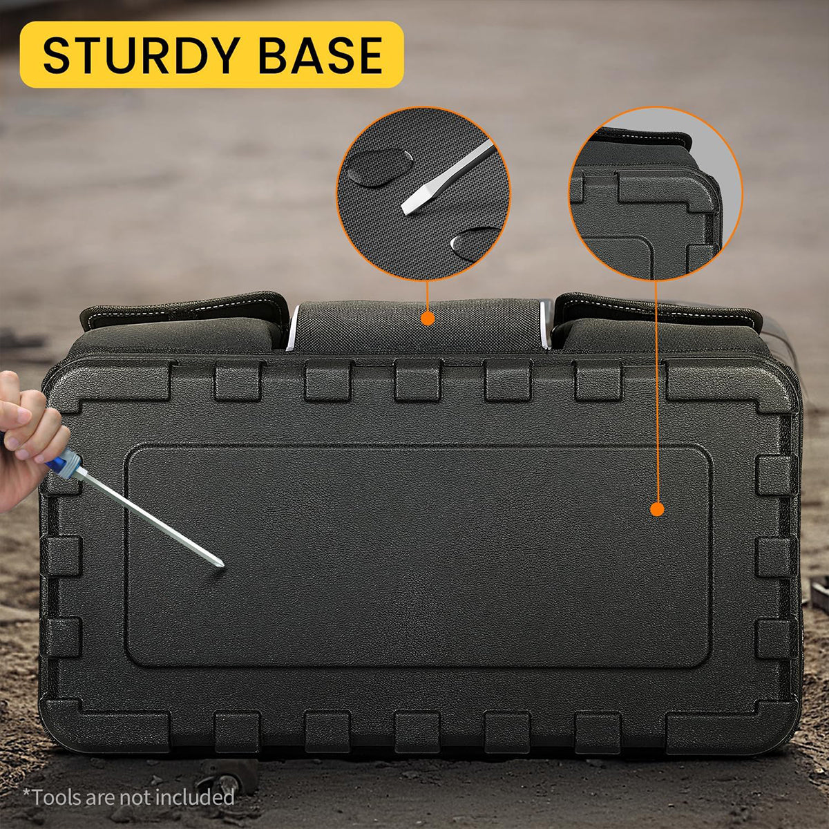 Large Capacity Tool Bag Portable Work Tool Organiser Oxford Fabric