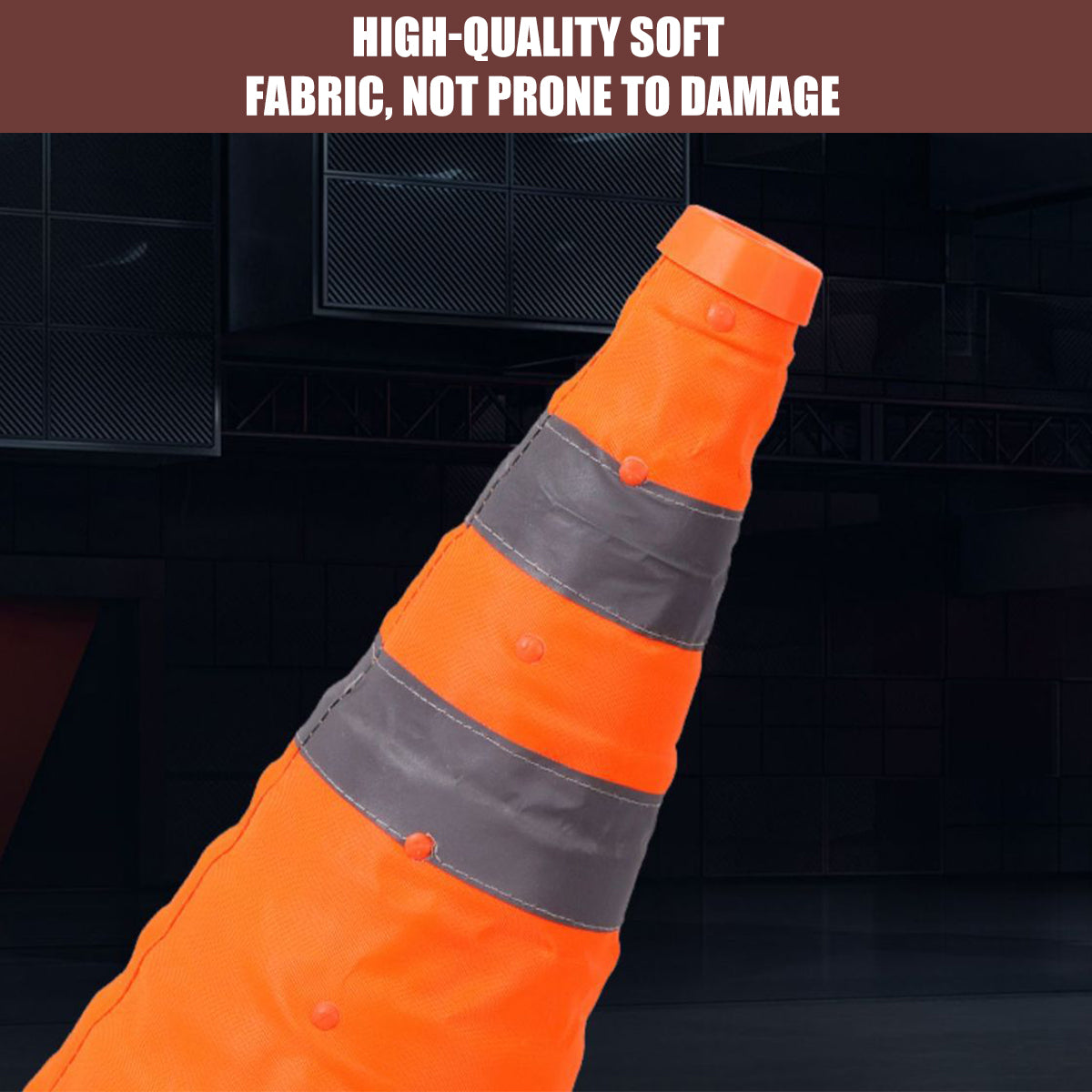 Portable Retractable Traffic Warning Cone Reflective Safety Collar