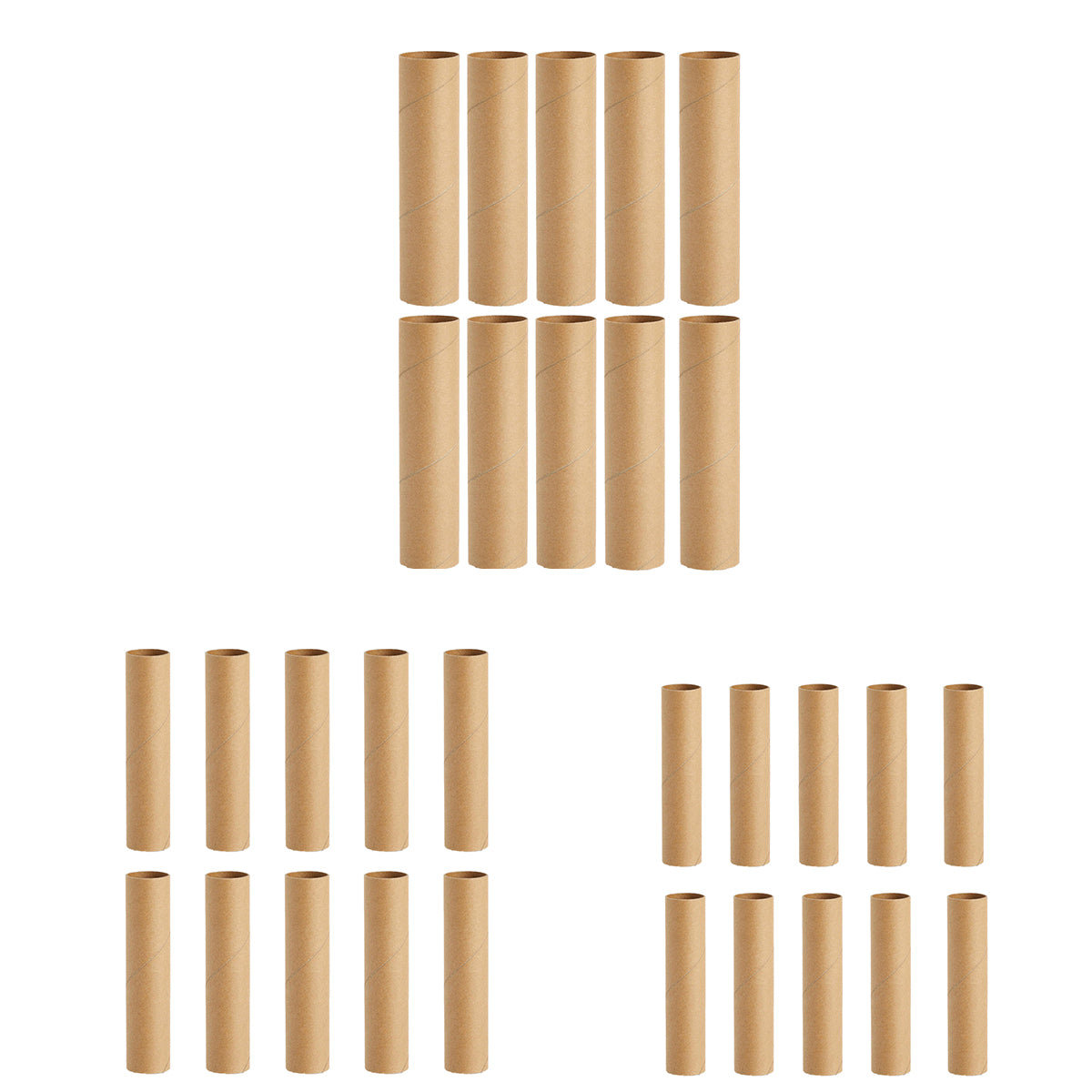 Kraft Paper Packaging Tubes 10PCS Round Poster Storage Containers