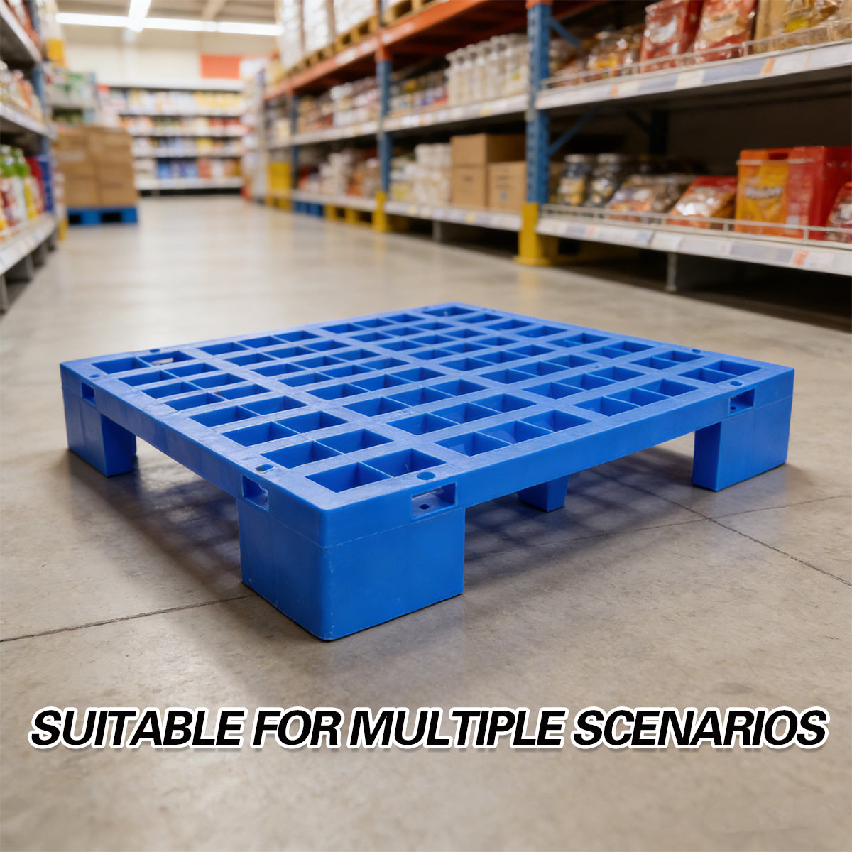 2PCS Plastic Moisture Proof Partition Hollow Raised Design Durable