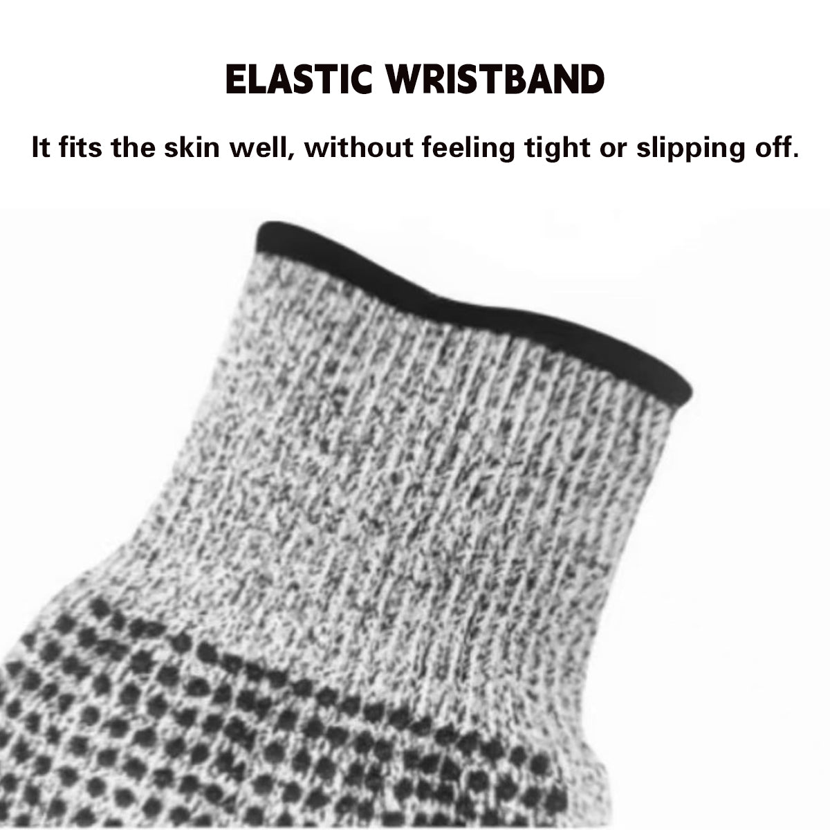 2Pairs Cut Resistant Work Gloves Anti Slip Safety Hand Protection