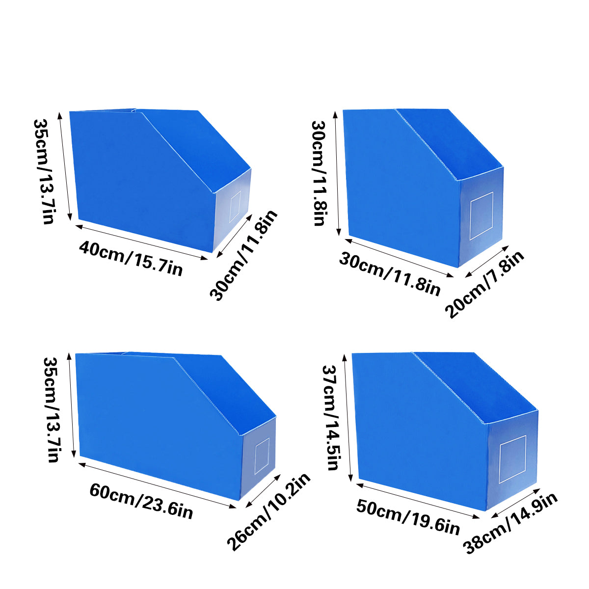 5PCS Waterproof Shelf Storage Boxes for Warehouse Garage Tool Sorting