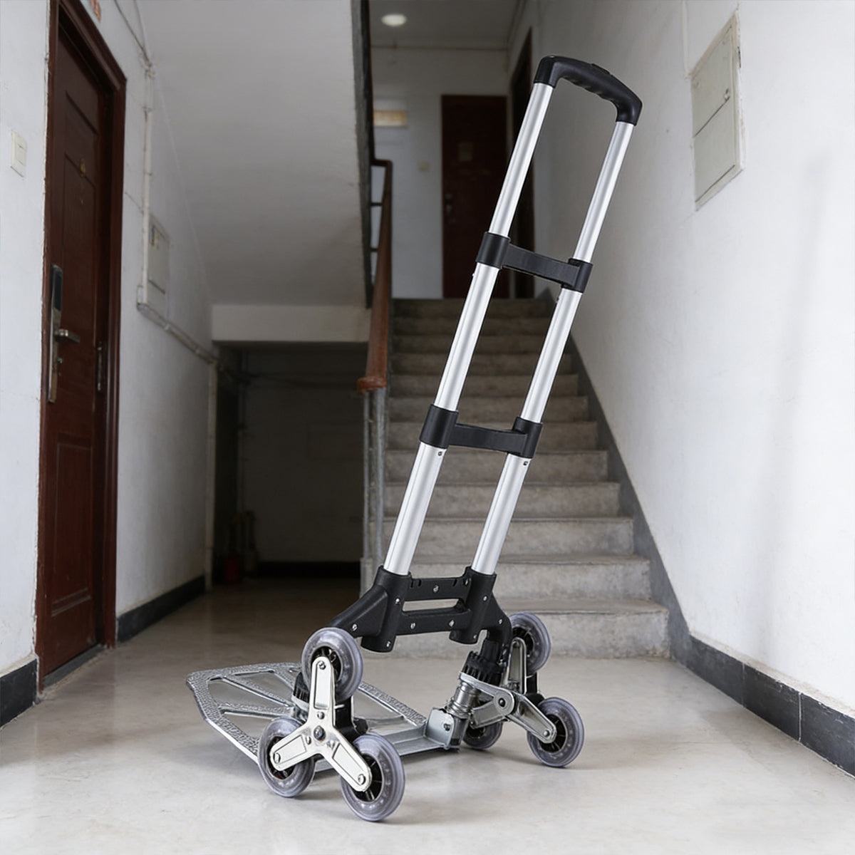 Folding Hand Truck Cart Portable Aluminium Large Capacity