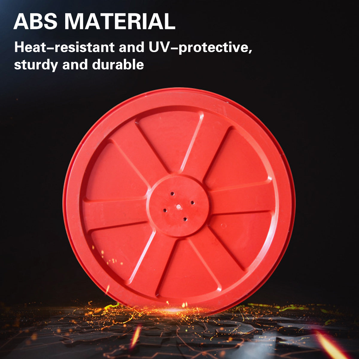 Road Safety 80cm Round Wide-Angle Convex Mirror for Outdoor Corners