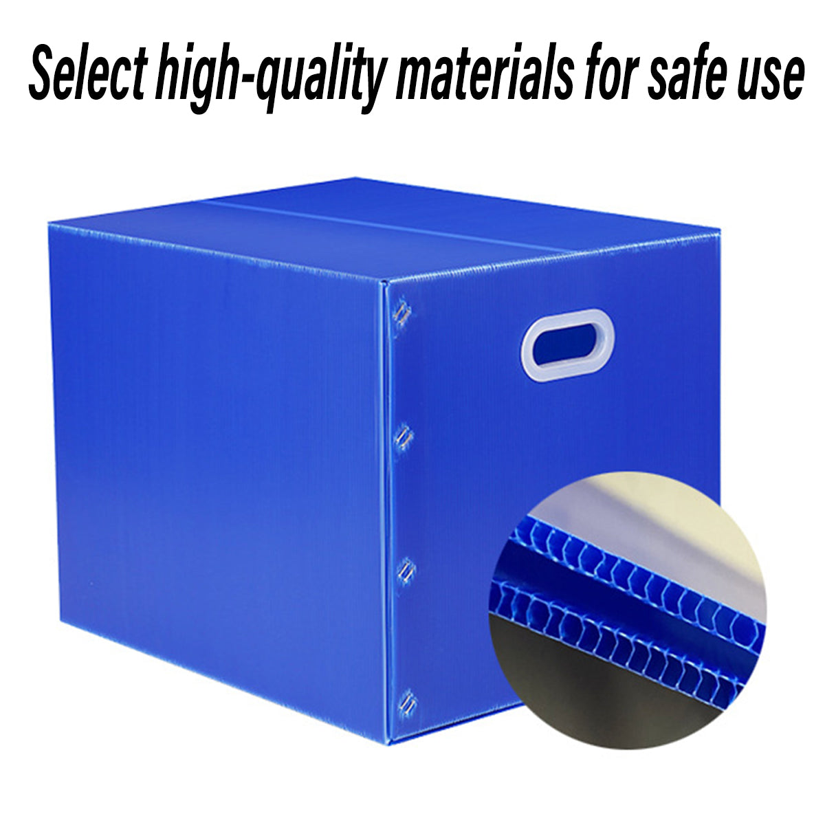 Large Capacity Waterproof Plastic Storage Box Foldable Durable