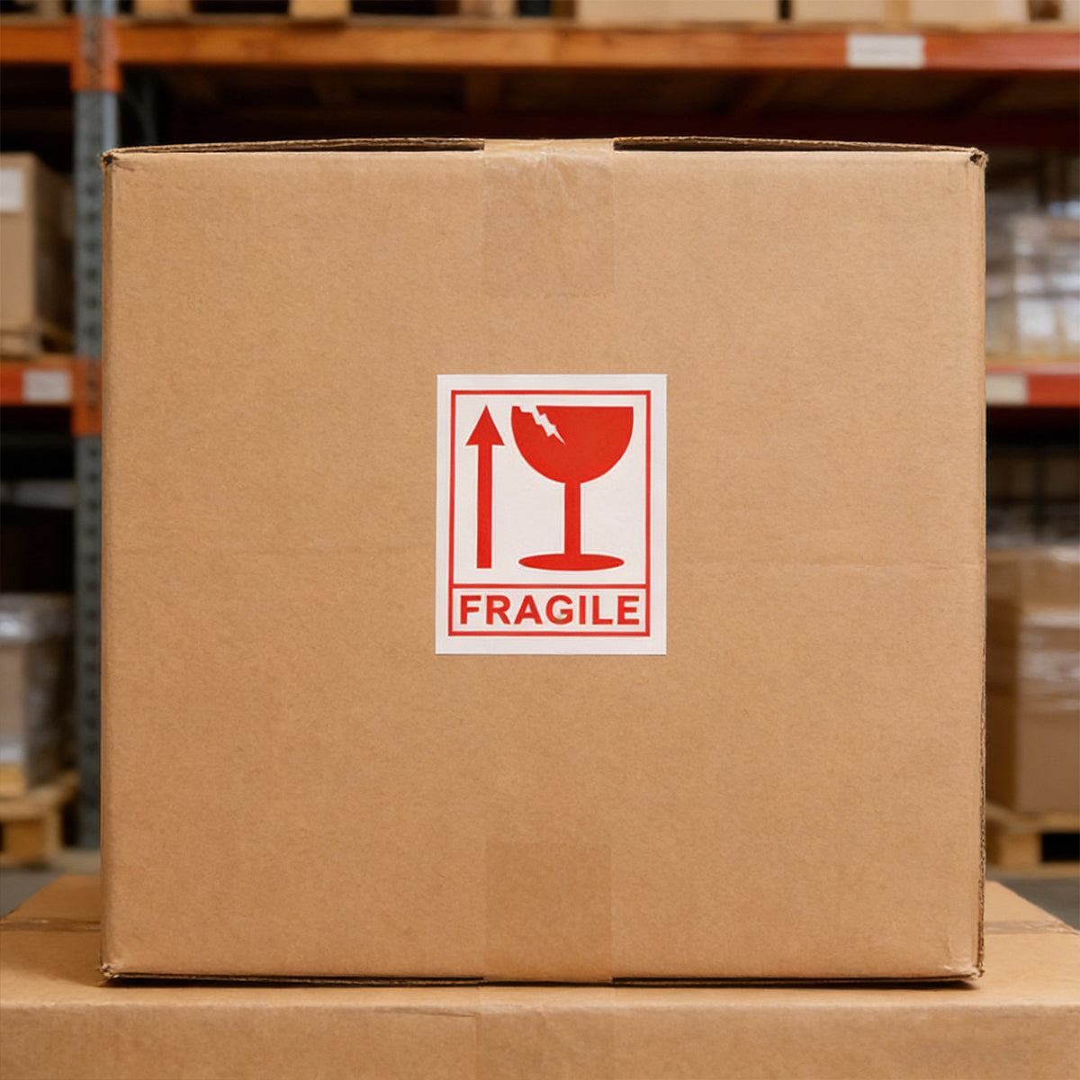 640PCS Fragile Shipping Labels 5×4cm Self Adhesive Carton Warning Stickers