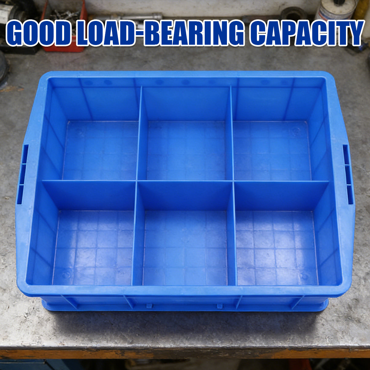 Thickened Plastic Storage Box with 3/6 Compartments for Hardware Tools