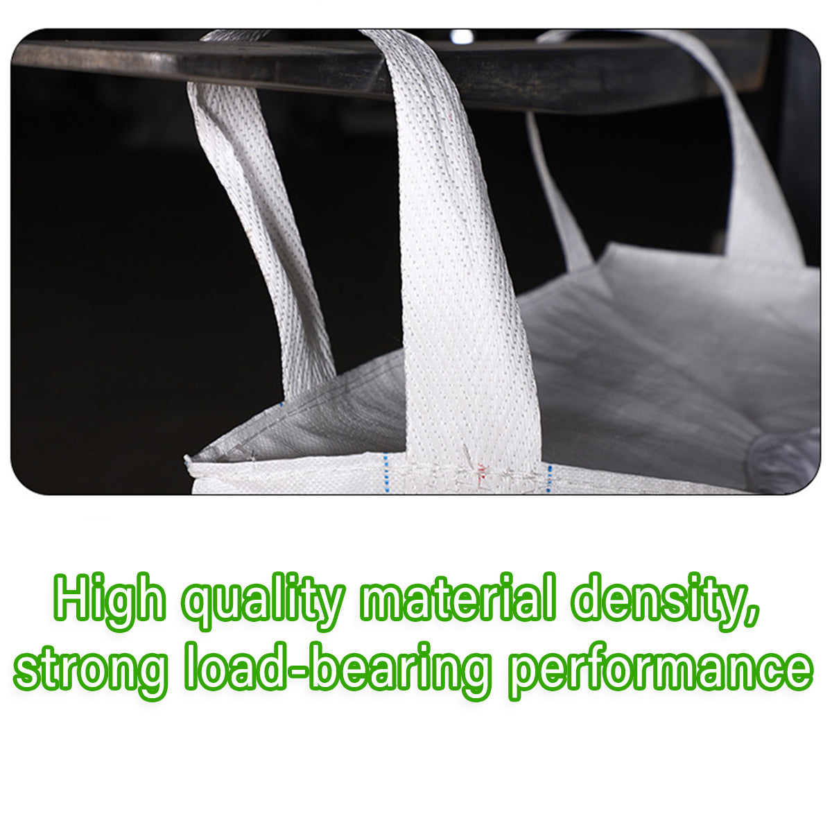 Heavy Duty White Woven Ton Bag for Warehouse Bulk Storage