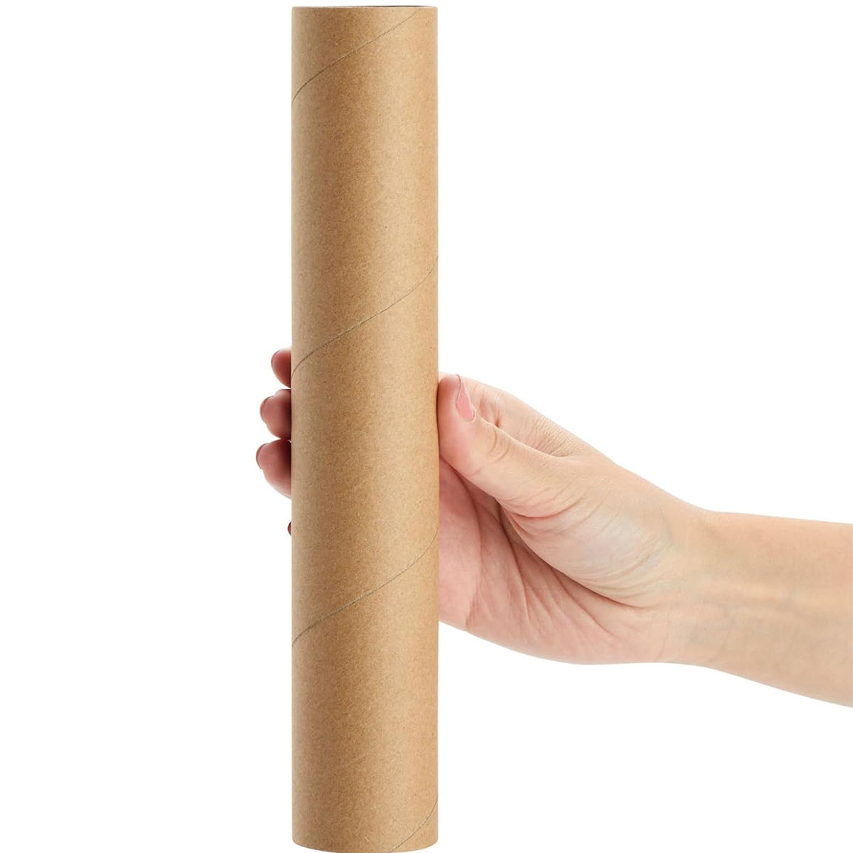 10PCS Kraft Paper Storage Tubes Cardboard Poster Document Shipping