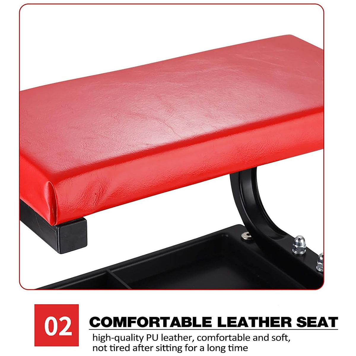 Multifunctional Car Repair Stool with 360 degree Swivel Wheels