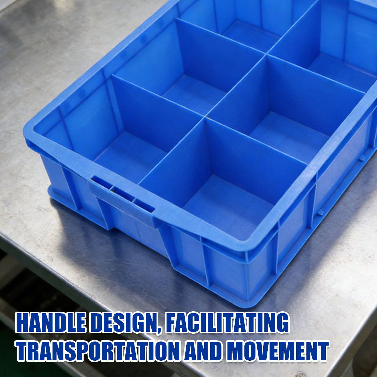 Thickened Plastic Storage Box with 3/6 Compartments for Hardware Tools