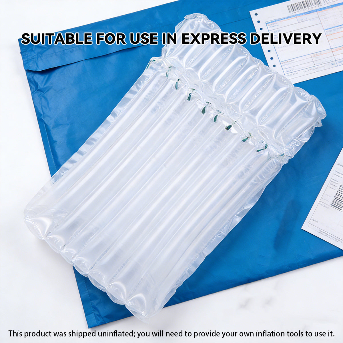 100PCS Clear Air Column Bag Shockproof Protective Packaging