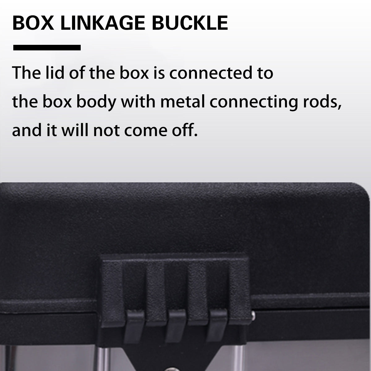 Stainless Steel Toolbox Portable Plastic Storage Case for Warehouse Tools