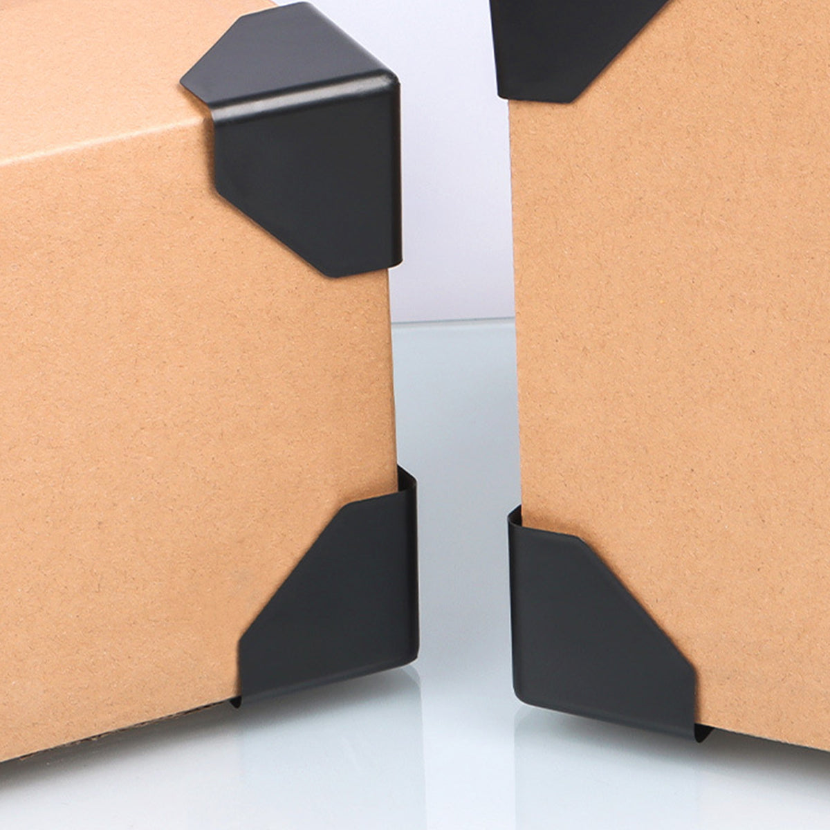50PCS Cardboard Box Corner Protectors 2 Styles for Warehouse Packaging
