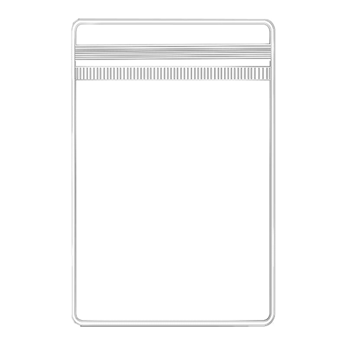 100pcs PVC Self-Sealing Jewelry Bags Dustproof Anti-Oxidation