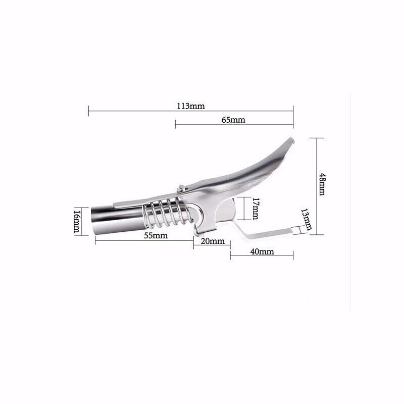 Grease Gun Coupler Quick Release One Hand 1/8 NPT 10000psi