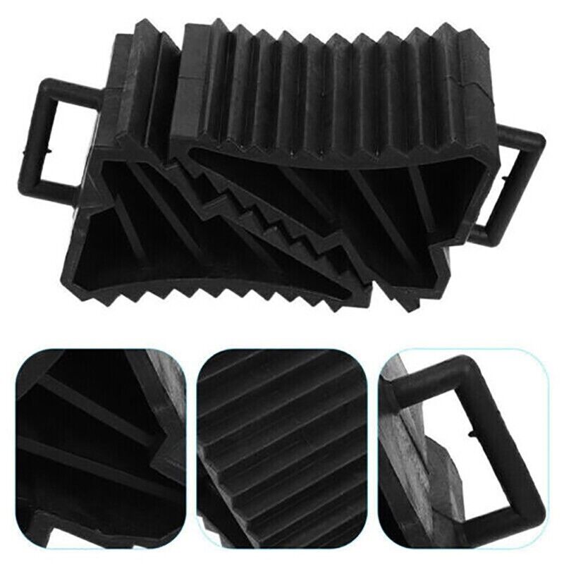 4PCS Heavy Duty Wheel Chock Car Trailer Boat Caravan Stops