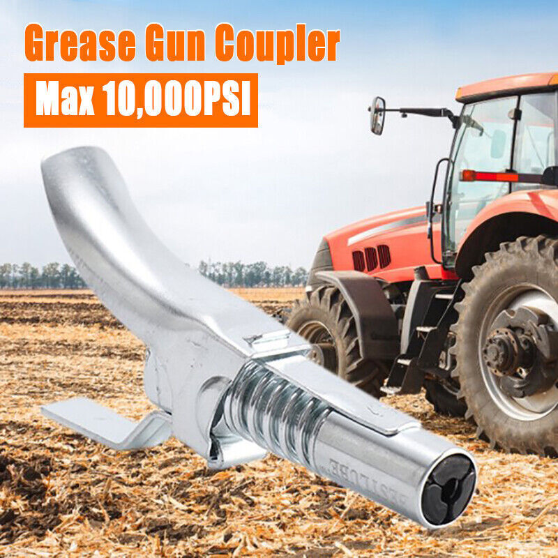 Grease Gun Coupler Quick Release One Hand 1/8 NPT 10000psi