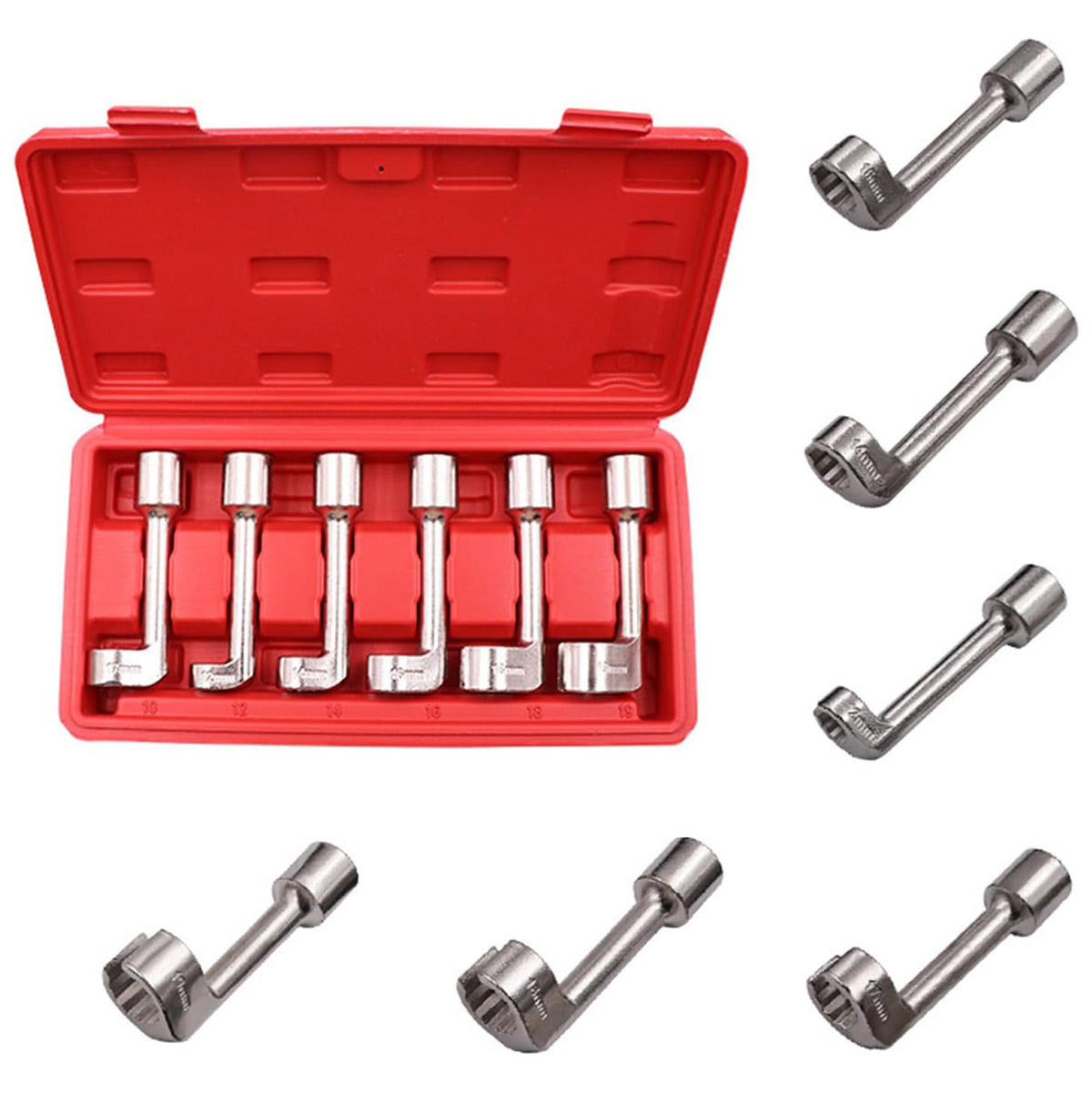 6PCS L-Shaped Hex Wrench Set CR-MO Steel for Car Repair