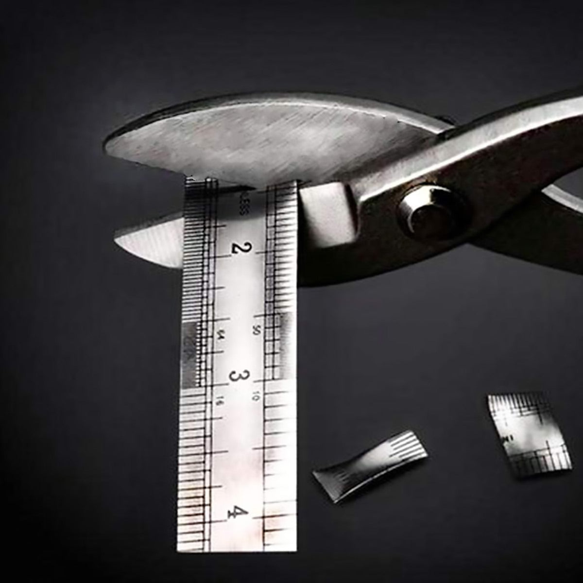 10" Tin Scissors Manual Steel Cutting Metal Shear Cutter