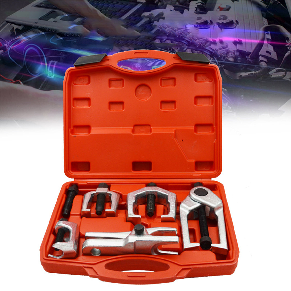 5PCS Automotive Ball Joint Puller Tool Set Durable Car Repair Kit