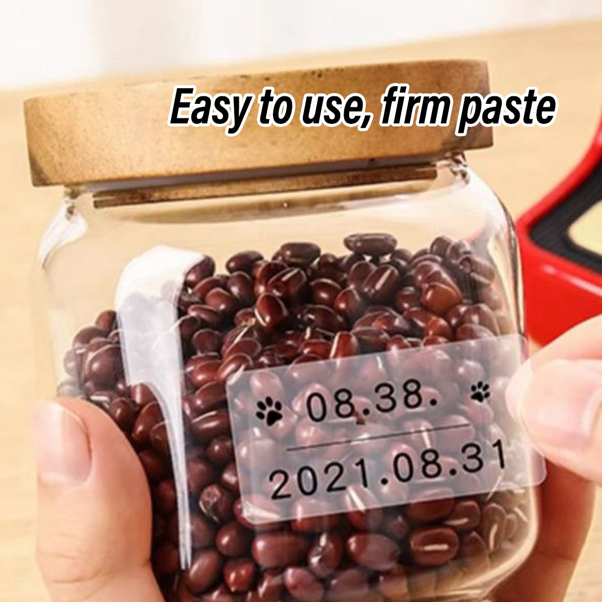 Transparent Waterproof Thermal Label Printer Paper Self Adhesive Roll