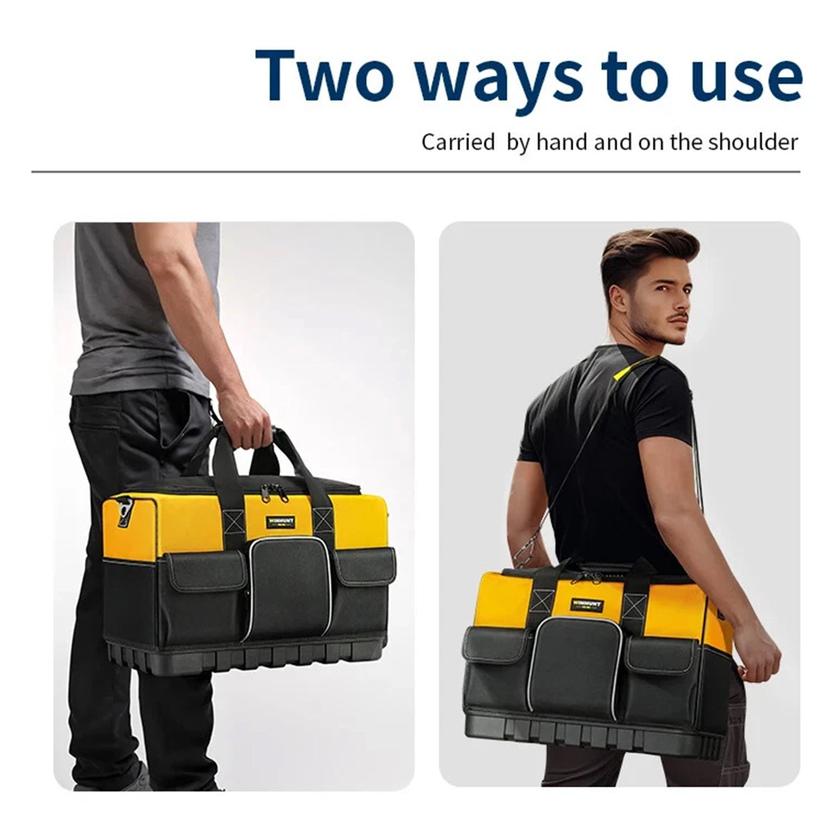 Large Capacity Tool Bag Portable Work Tool Organiser Oxford Fabric