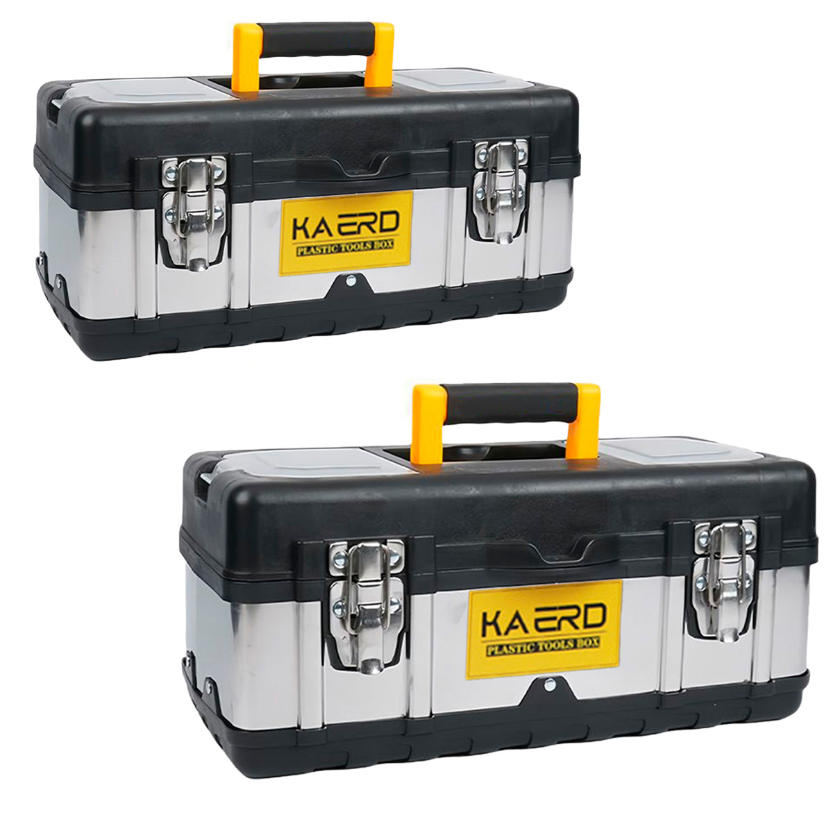 Stainless Steel Toolbox Portable Plastic Storage Case for Warehouse Tools